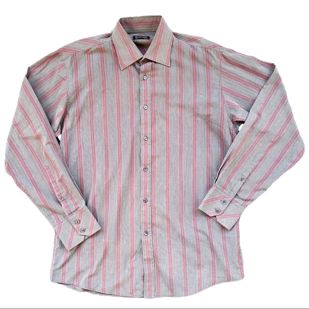 Burton men’s striped dress shirt